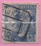 Stamps Spain -  General Franco