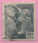 Stamps Spain -  General Franco