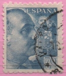 Stamps Spain -  General Franco