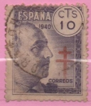 Stamps Spain -  General Franco