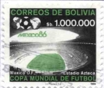 Sellos del Mundo : America : Bolivia : Copa Mundial de Futbol Mexico 86