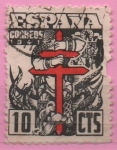 Stamps Spain -  Pro Tuberculosos ( Cruz d´Lorena en rojo)