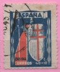 Stamps Spain -  Pro Tuberculosos ( Cruz d´Lorena en rojo)