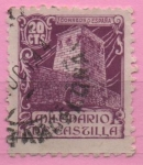 Stamps Spain -  Milenario d´Castilla (Castillo)