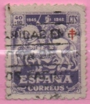 Stamps Spain -  Pro Tuberculosos ( Cruz d´Lorena en Carmin)