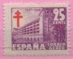 Stamps Spain -  Pro Tuberculosos ( Cruz d´Lorena en rojo)