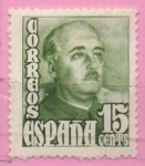 Stamps Spain -  General Franco