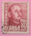 Stamps Spain -  General Franco