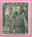 Stamps Spain -  General Franco