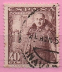 Stamps Spain -  General Franco