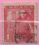 Stamps Spain -  General Franco