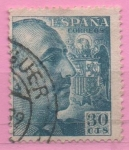 Stamps Spain -  General Franco