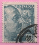 Stamps Spain -  General Franco