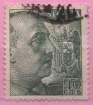 Stamps Spain -  General Franco