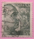 Stamps Spain -  General Franco