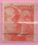 Stamps Spain -  General Franco