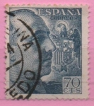 Stamps Spain -  General Franco