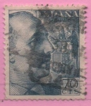 Stamps Spain -  General Franco