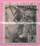 Stamps Spain -  General Franco