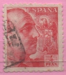 Stamps Spain -  General Franco