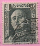 Stamps Spain -  General Franco