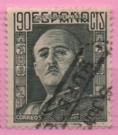 Stamps Spain -  General Franco