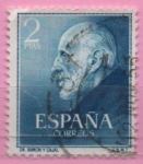 Stamps Spain -  Santiago Ramon y Cajal