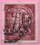 Stamps Spain -  VII centenario d´l´de Salamanca ( Los Reyes Catolicos Fachada)