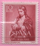 Stamps Spain -  Año Mariano (Inmaculada)