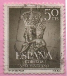 Stamps Spain -  Año Mariano (Ntra Sra dl Pilar)