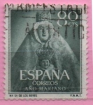 Stamps Spain -  Año Mariano (d´l´Reyes)