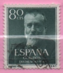 Stamps Spain -  Marcelino Mendez y Pelayo