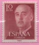 Stamps Spain -  General Franco