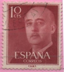 Stamps Spain -  General Franco