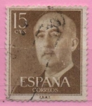 Stamps Spain -  General Franco