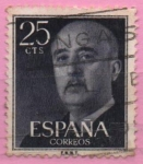 Stamps Spain -  General Franco