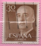 Stamps Spain -  General Franco