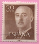 Stamps Spain -  General Franco