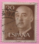 Stamps Spain -  General Franco