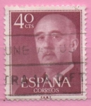 Stamps Spain -  General Franco