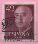 Stamps Spain -  General Franco