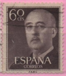 Stamps Spain -  General Franco