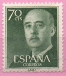 Stamps Spain -  General Franco