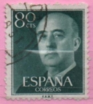 Stamps Spain -  General Franco