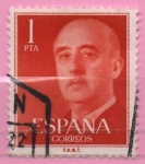 Stamps Spain -  General Franco