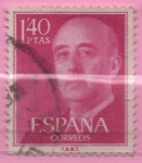 Stamps Spain -  General Franco