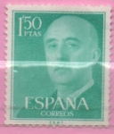 Stamps Spain -  General Franco