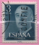 Stamps Spain -  General Franco