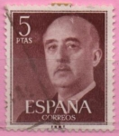 Stamps Spain -  General Franco