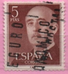 Stamps Spain -  General Franco